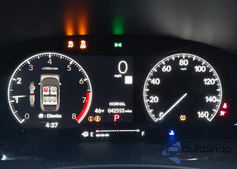 2025 Honda Civic Sport z USA, uszkodzony, nr VIN 2HGFE2F57SH521226